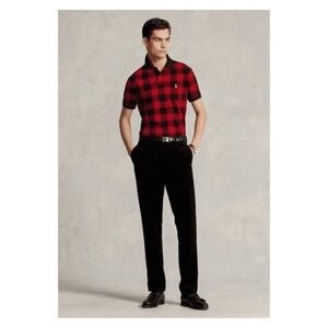 Buffalo Check Cotton Mesh Polo Shirt 14-16